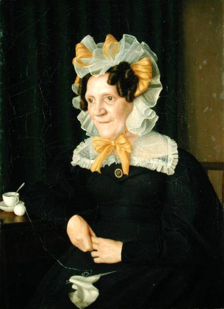 Portrait of an Old Woman von Julius Oldach