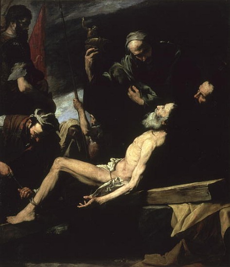The Martyrdom of St. Andrew von Jusepe de (lo Spagnoletto) Ribera