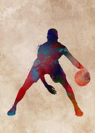 Basketball-Sportkunst 8