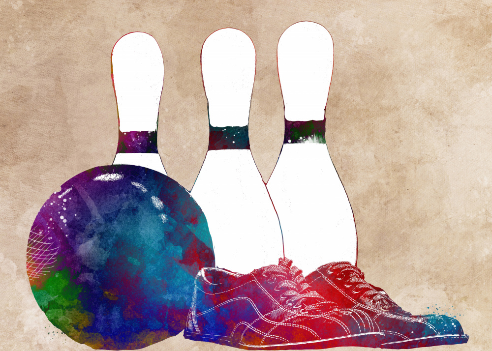 Bowling-Sportkunst 1 von Justyna Jaszke
