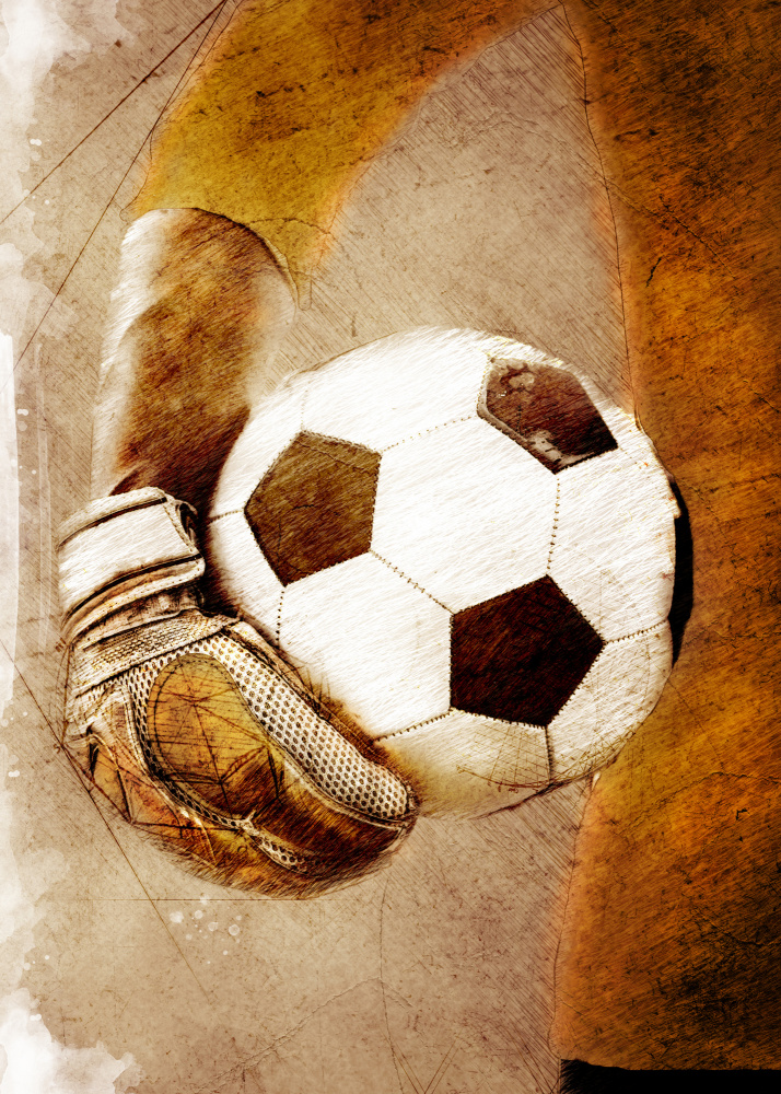 Fußball Fußball Sport Kunst 5 von Justyna Jaszke