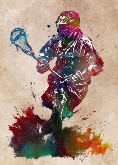 Lacrosse-Sportkunst 1