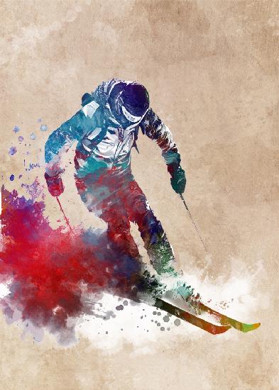 Skisport Kunst 3