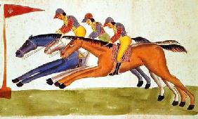Horse Racing in Bengal c.1830  on