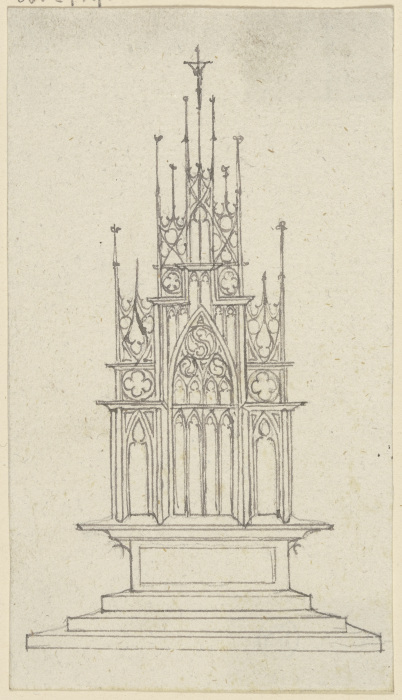 Gotischer Altaraufsatz von Karl Ballenberger