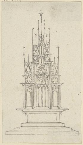 Gotischer Altaraufsatz