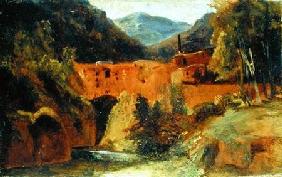 Mill in the valley near Amalfi 1829