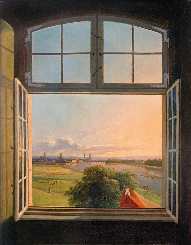 Blick auf Dresden von Karl Gottfried Traugott Faber