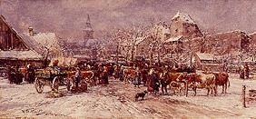 Winterlicher Markttag 1904