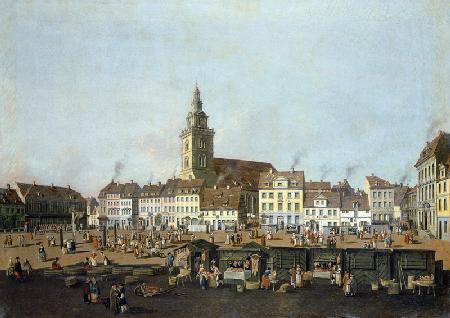 View of the Neue Markt with St. Mary''s Church, Berlin, c.1770