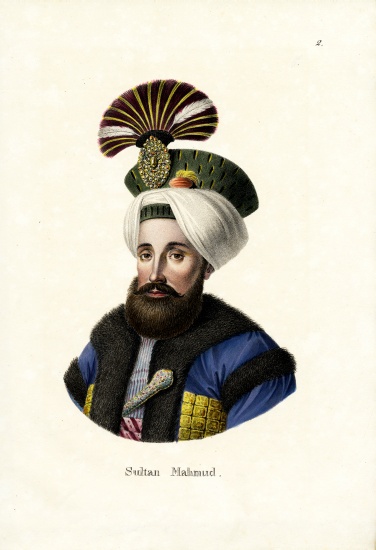 Sultan Mahmud Ii. von Karl Joseph Brodtmann