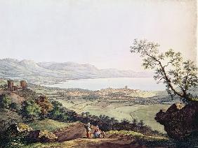 View of Geneva from Saconex in Savoy