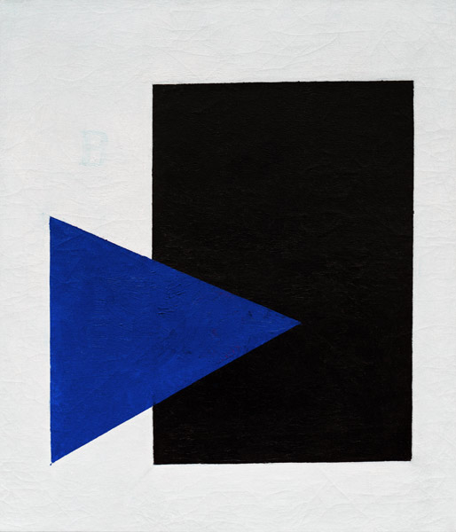 Malevich / Black Square, Blue Triangle von Kasimir Sewerinowitsch Malewitsch