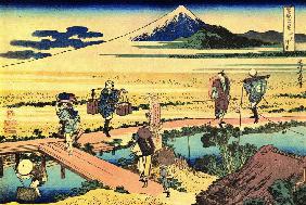 Nakahara in der Provinz Sagami (aus der Bildserie „36 Ansichten des Berges Fuji“)