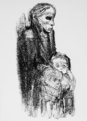Drawing of Mother with Children 1924-01-01