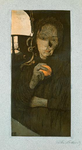 Frau mit Orange 1901-01-01