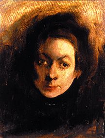 Portrait der Malgorzata Matzke von Konrad Krzyzanowski