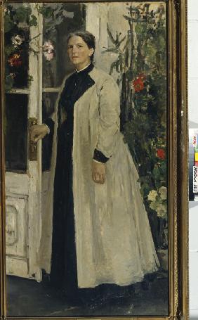 Porträt von Olga Pawlowna Orlowa (1838-1926) 1889