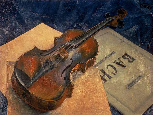 Stilleben mit Violine 1921
