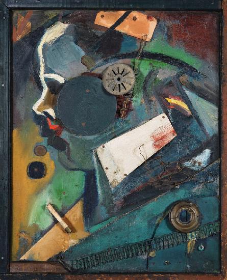 Merzbild 1A (Der Psychiater) 1919