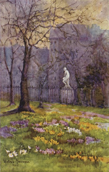 Crocuses in Early Spring, St Jamess Park von Lady Victoria Marjorie Harriet Manners