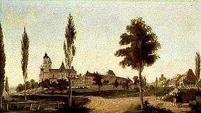 Das Kloster Ottobeuren von Westen von Landschaftsmaler
