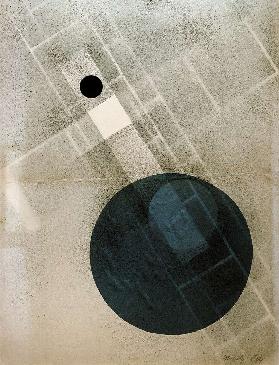 Spray paint with blue disc 1928