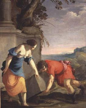 Theseus Finding his Father's Sword 1634