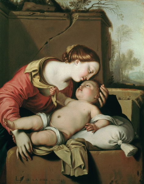 L.de La Hyre, Maria mit Kind von Laurent de La Hyre
