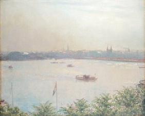 View of the Inner Alster Lake 1894