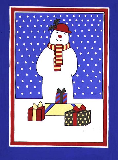 Christmas Snowman von Lavinia  Hamer