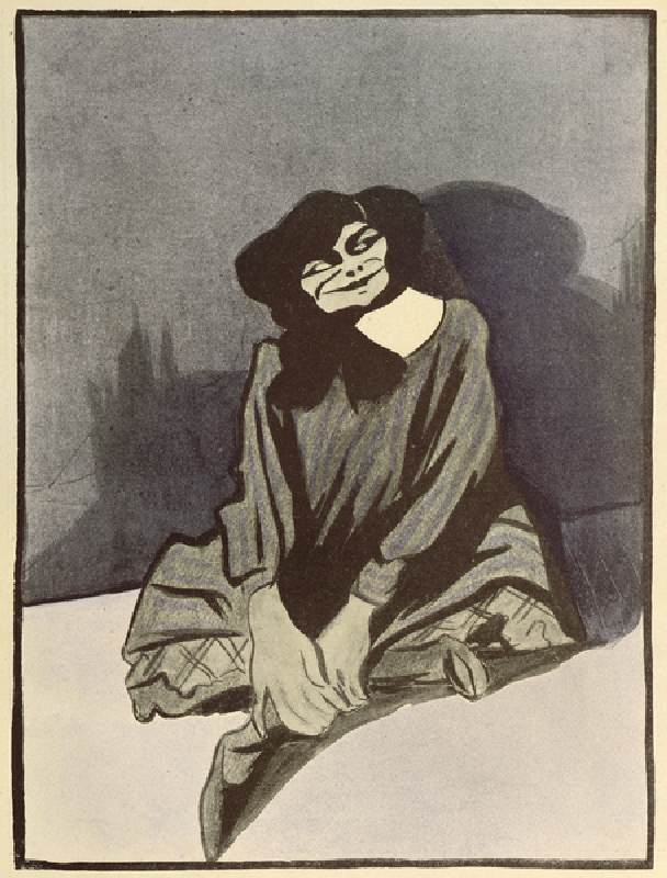 Karikatur von Colette aus LAssiette au Beurre. 31. Januar 1903 von Leal de Camara