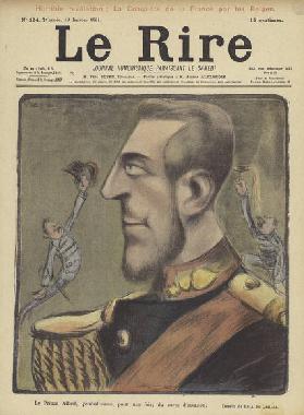 Prinz Albert von Belgien, Illustration für Le Rire