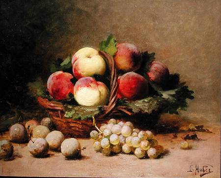 Still life of fruit von Léon Charles Huber