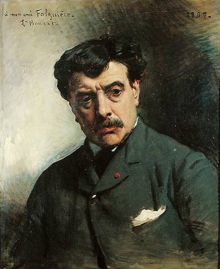 Portrait of Alexander Falguiere (1831-1900) von Leon Joseph Florentin Bonnat