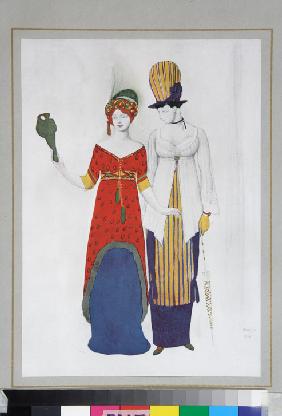 Fantasie über das Thema Moderne Kleidung 1910