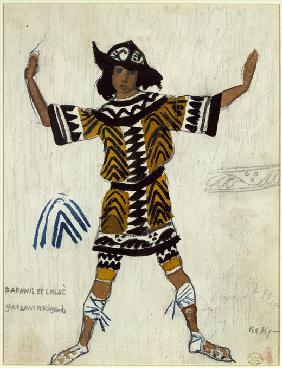 Kostümentwurf zum Ballett Daphnis et Chloé von M. Ravel 1912