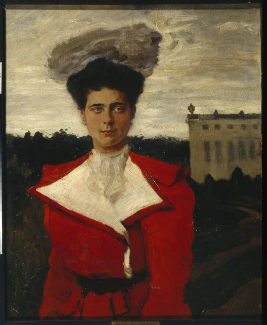 Porträt von Großfürstin Jelena Wladimirowna von Russland (1882-1957) von Leon Nikolajewitsch Bakst