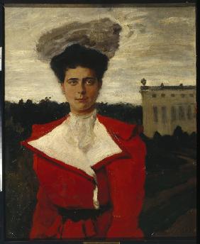 Porträt von Großfürstin Jelena Wladimirowna von Russland (1882-1957)
