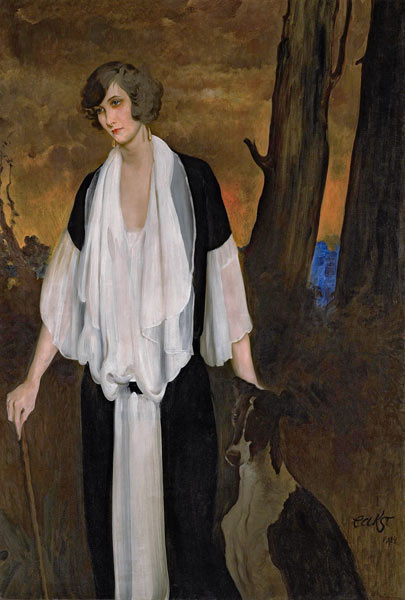 Porträt von Rachel Strong, zukünftige Countess Henri de Boisgelin von Leon Nikolajewitsch Bakst