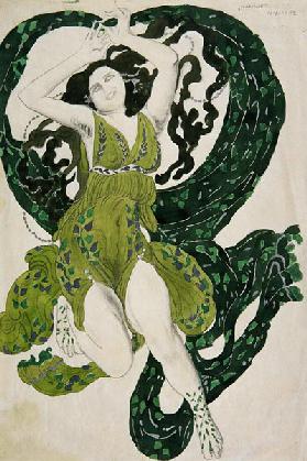 Entwurf zum Kostüm der Kleopatra für Ida Rubinstein 1909