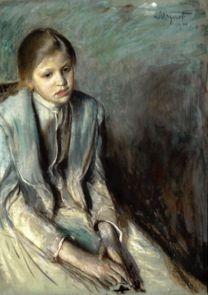 Bildnis eines verträumten Mädchens 1901