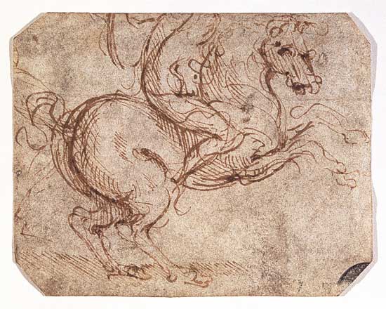 Horse and Cavalier von Leonardo da Vinci