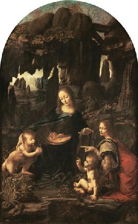 Madonna in der Felsengrotte (erste Fassung) 1482