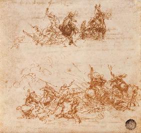 Study for the Battle of Anghiari 1504-5