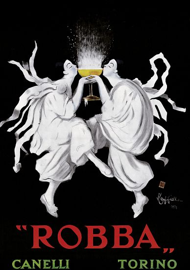 Poster advertising 'Robba' sparkling wine von Leonetto Cappiello
