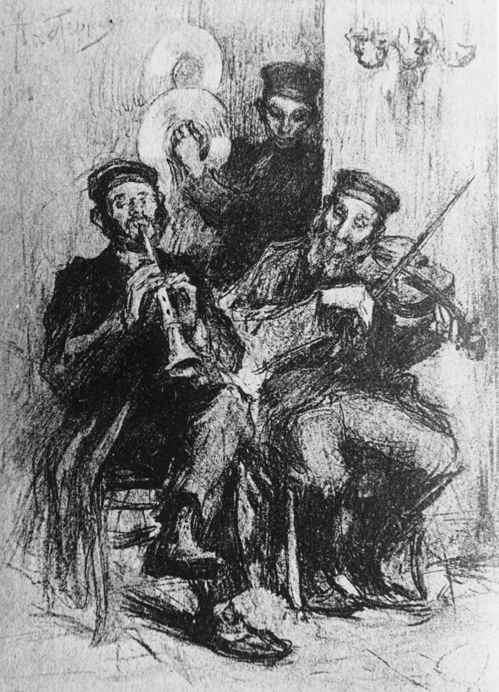 Jüdische Musikanten von Leonid Ossipowitsch Pasternak
