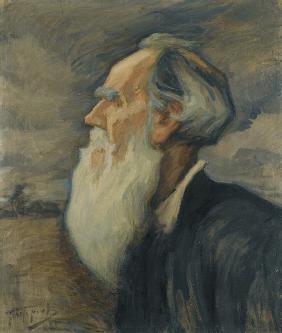 Porträt von Leo Tolstoi
