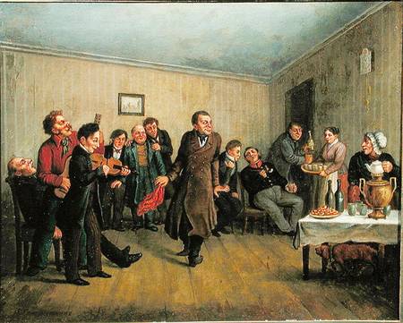 A merchant's evening party von Leonid Solomatkin