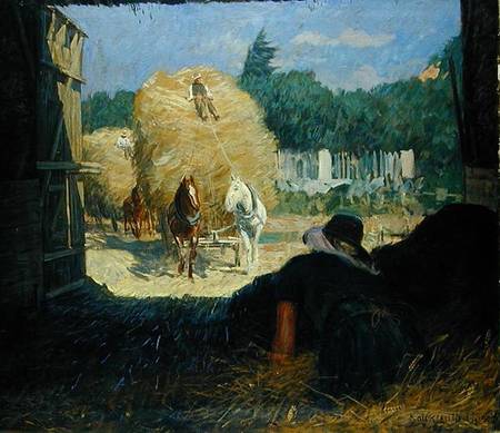 Harvest Time von Leopold Karl Walter von Kalckreuth
